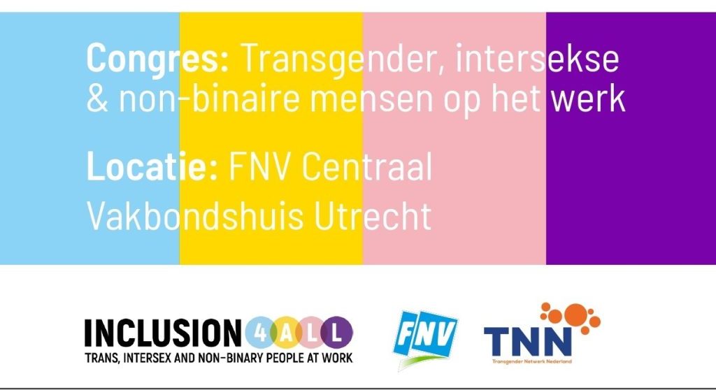 afbeelding van congres trans/intersekse/non-binair op werk