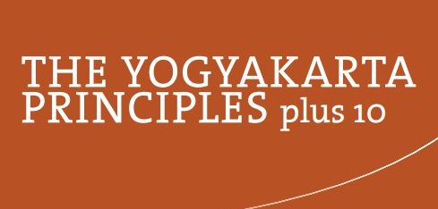 Tekst "The Yogyakarta Principles plus 10. Additional principles and state obligations on the application of international human rights law in relation to sexual orientation, gender identity, gender expression and sex characteristics to complement the yogyakarta principles. November 2017, Geneva"
